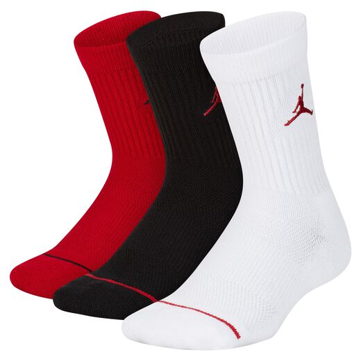 Kids Crew Socks-Jordan, Jordan, Big Kids' Crew Socks (3 Pairs)