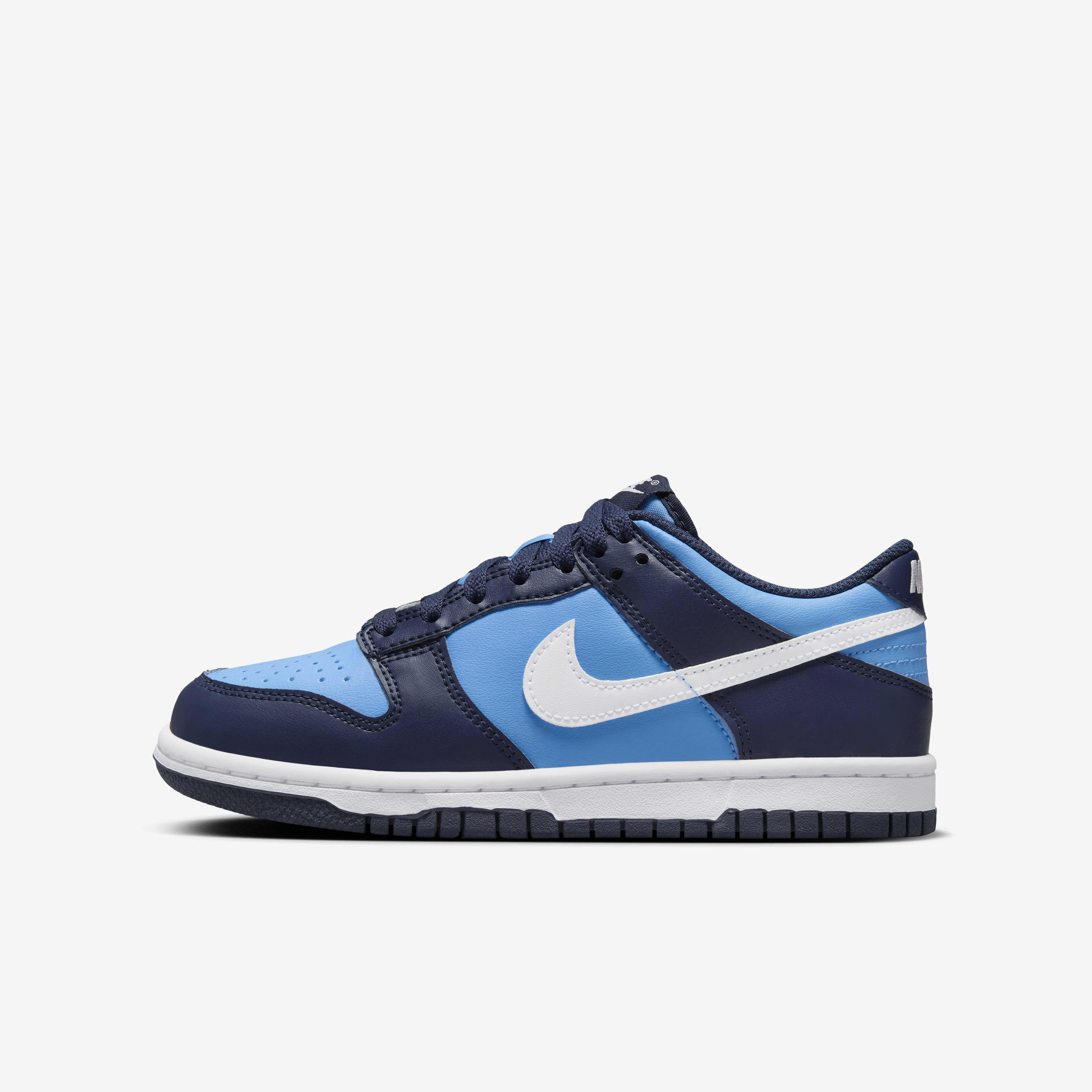 Buy Nike Dunk Low Older Kids' Shoes - University Blue/Midnight Navy/White |  Nike UAE Official