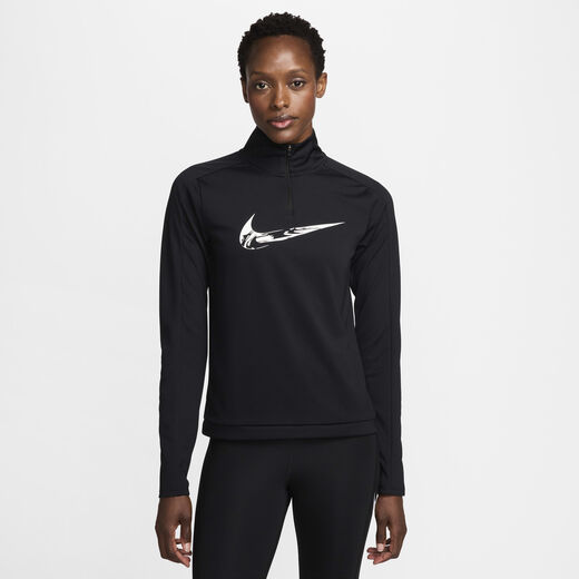 Running Hoodies & Sweatshirts-Nike, Nike Swoosh, Women's Dri-FIT 1/4-Zip Running Mid Layer