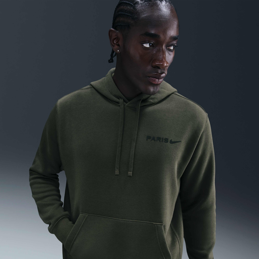 PSG Styles-Nike, Paris Saint-Germain Club, Men's Nike Football Fleece Pullover Hoodie