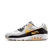 Orange and white nike air max 90 top