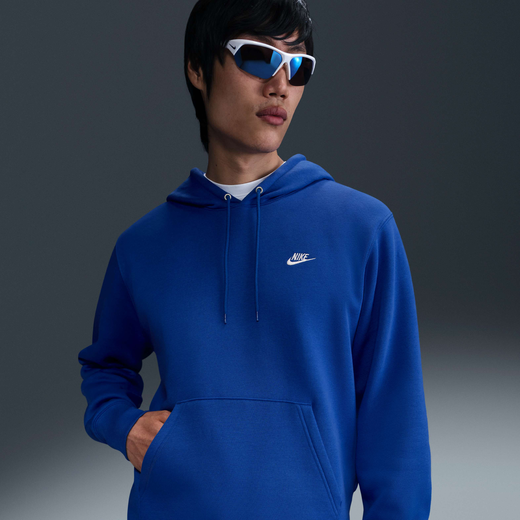 Men's Hoodies-Nike, Nike Club, Men's Pullover Fleece Hoodie