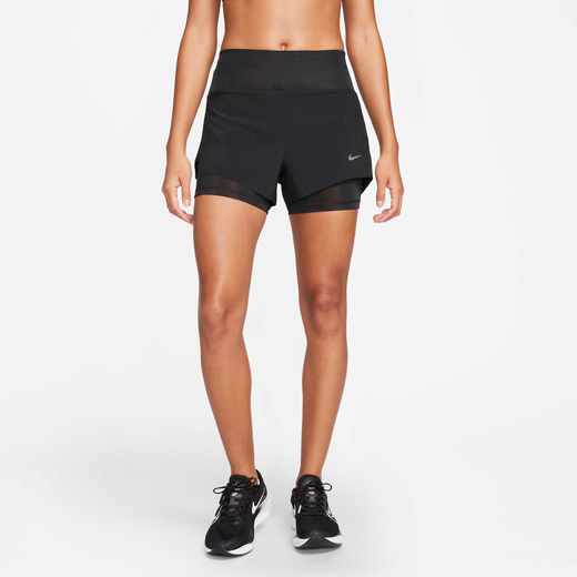 Shorts-Nike, Nike Dri-FIT Swift, Women's Mid-Rise 8cm (approx.) 2-in-1 Running Shorts with Pockets