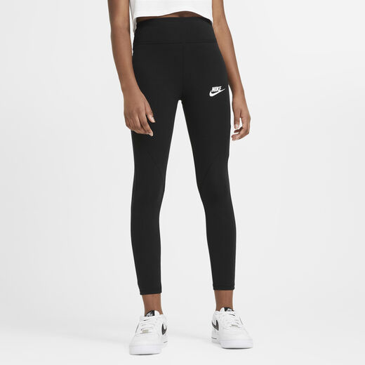 Leggings-Nike, Nike Sportswear Favourites, Older Kids' (Girls') High-Waisted Leggings