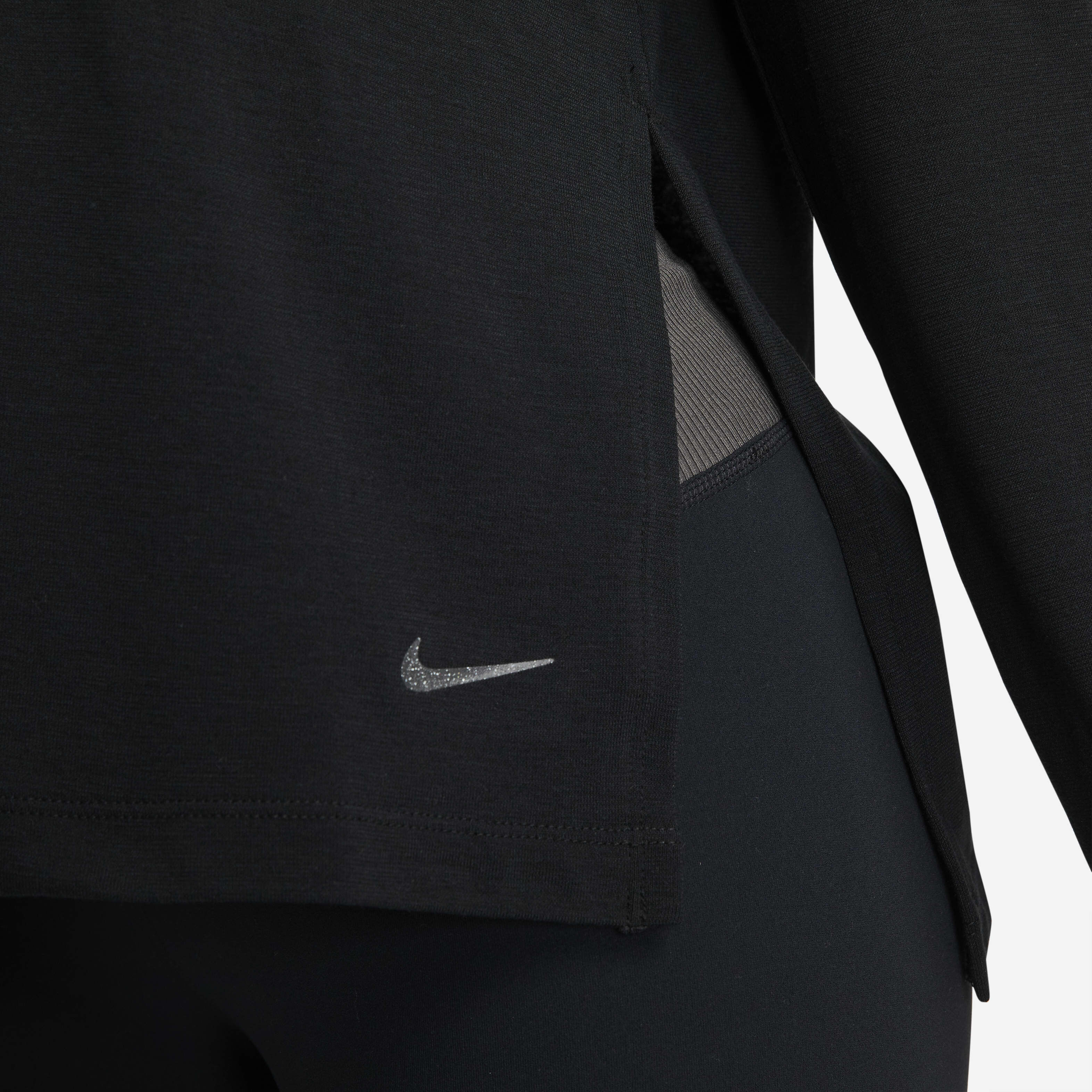 Buy Nike Yoga Dri-FIT Women's Long-Sleeve Top Black/Iron Grey