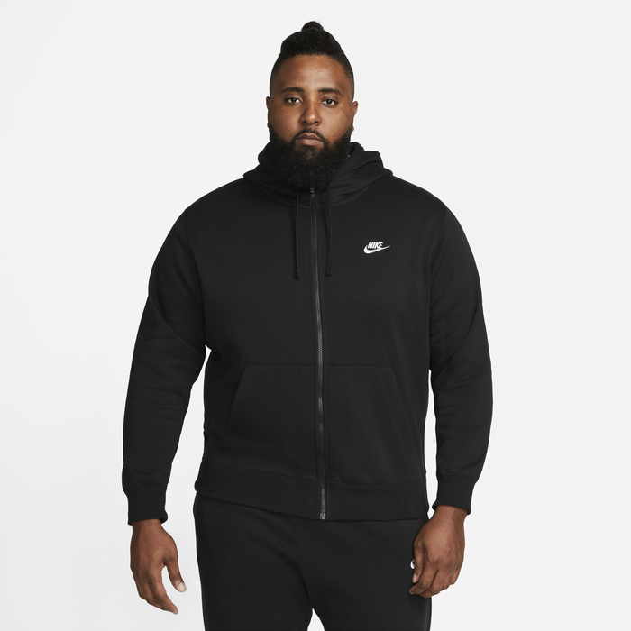 Buy Nike Sportswear Club Fleece Men's Full-Zip Hoodie Black