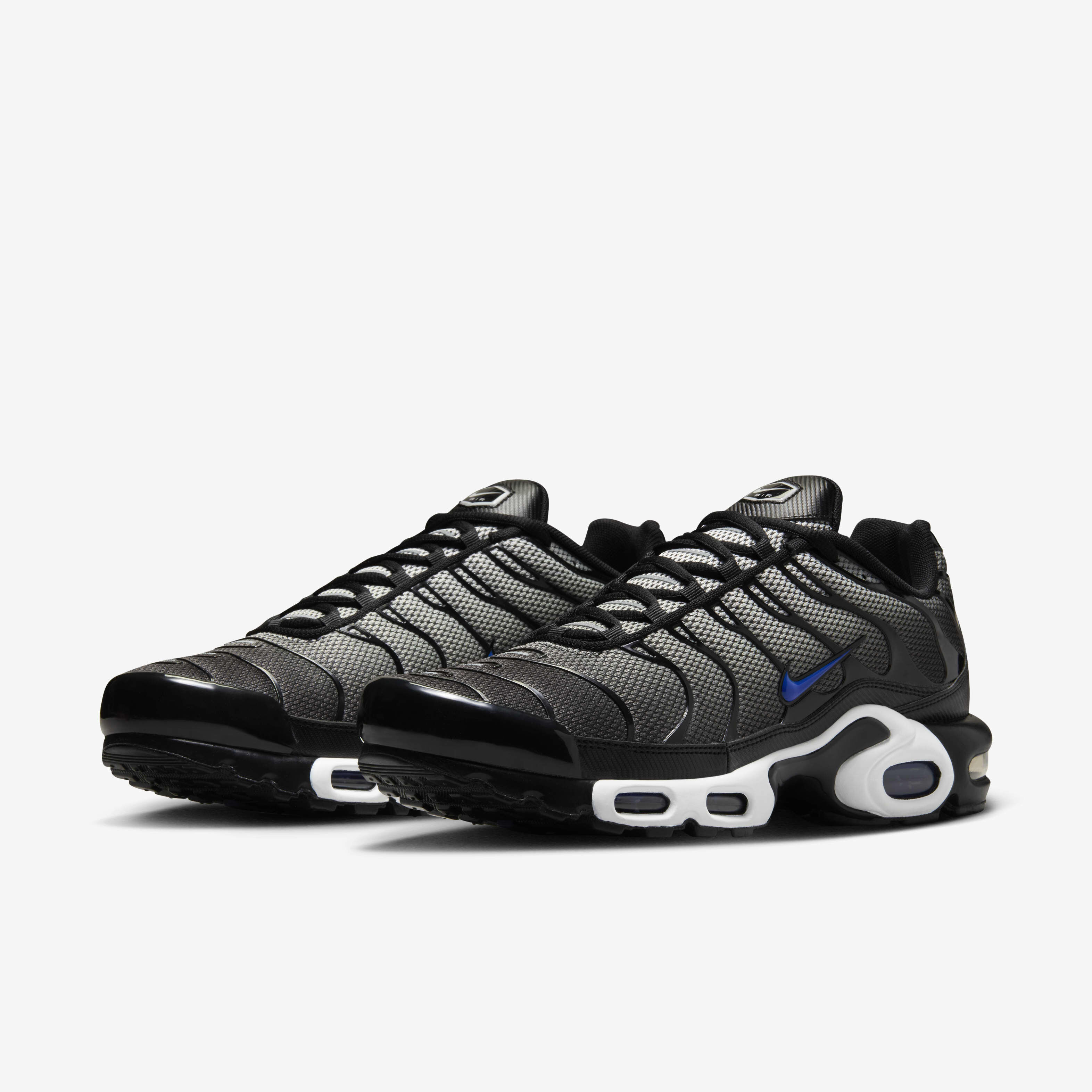 Buy Nike Air Max Plus Men s Shoes White Black Anthracite Racer Blue Nike UAE Official