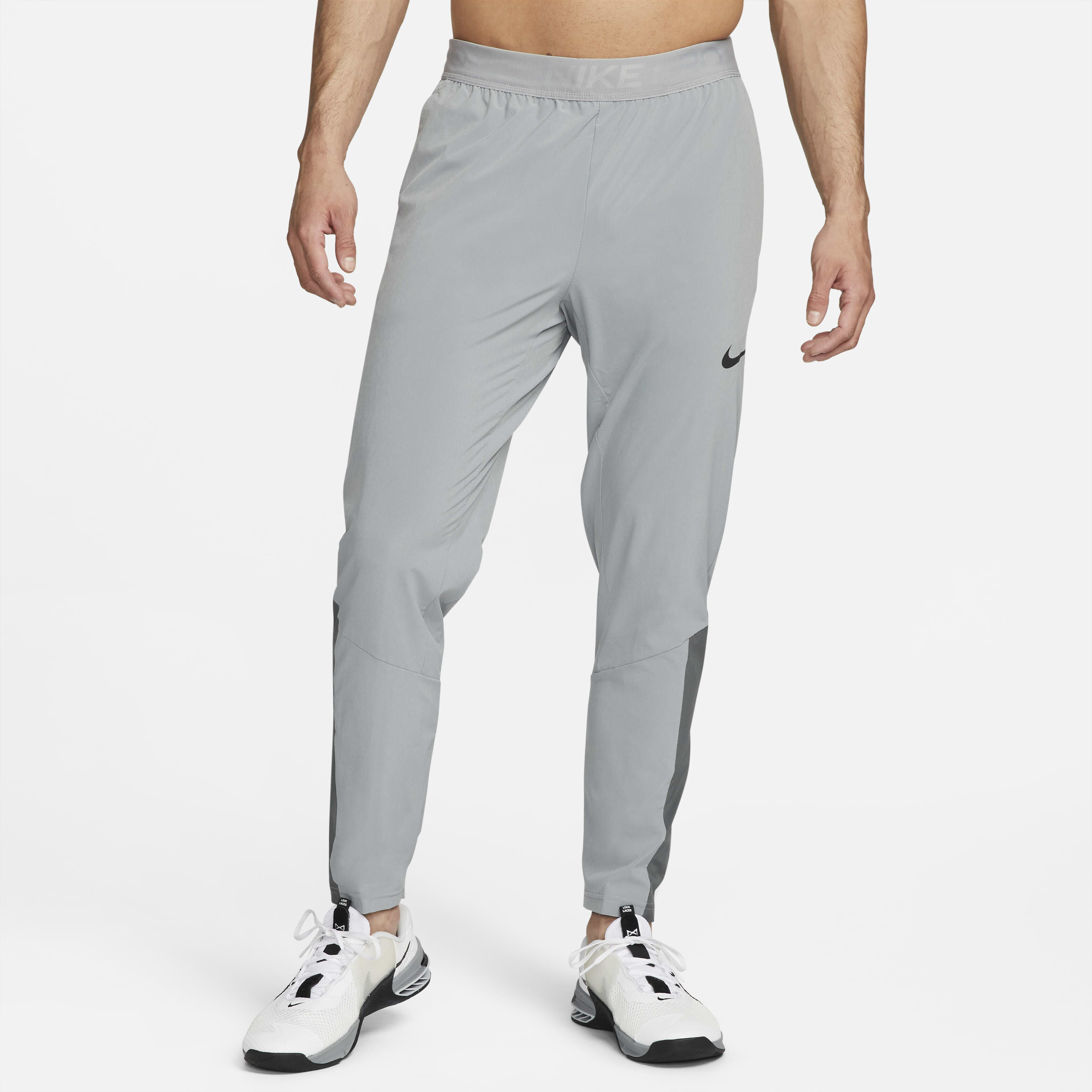 Nike pro joggers grey online