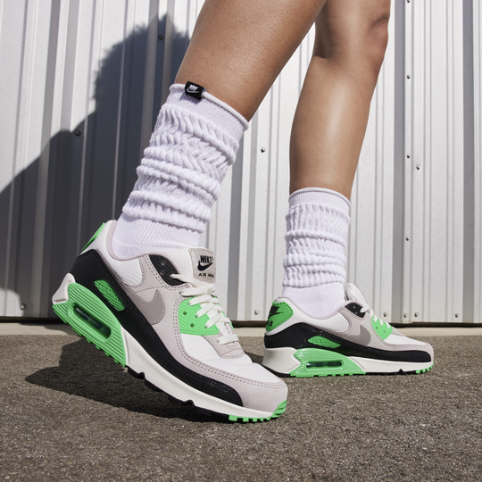 Nike air max 90 womens grey deals