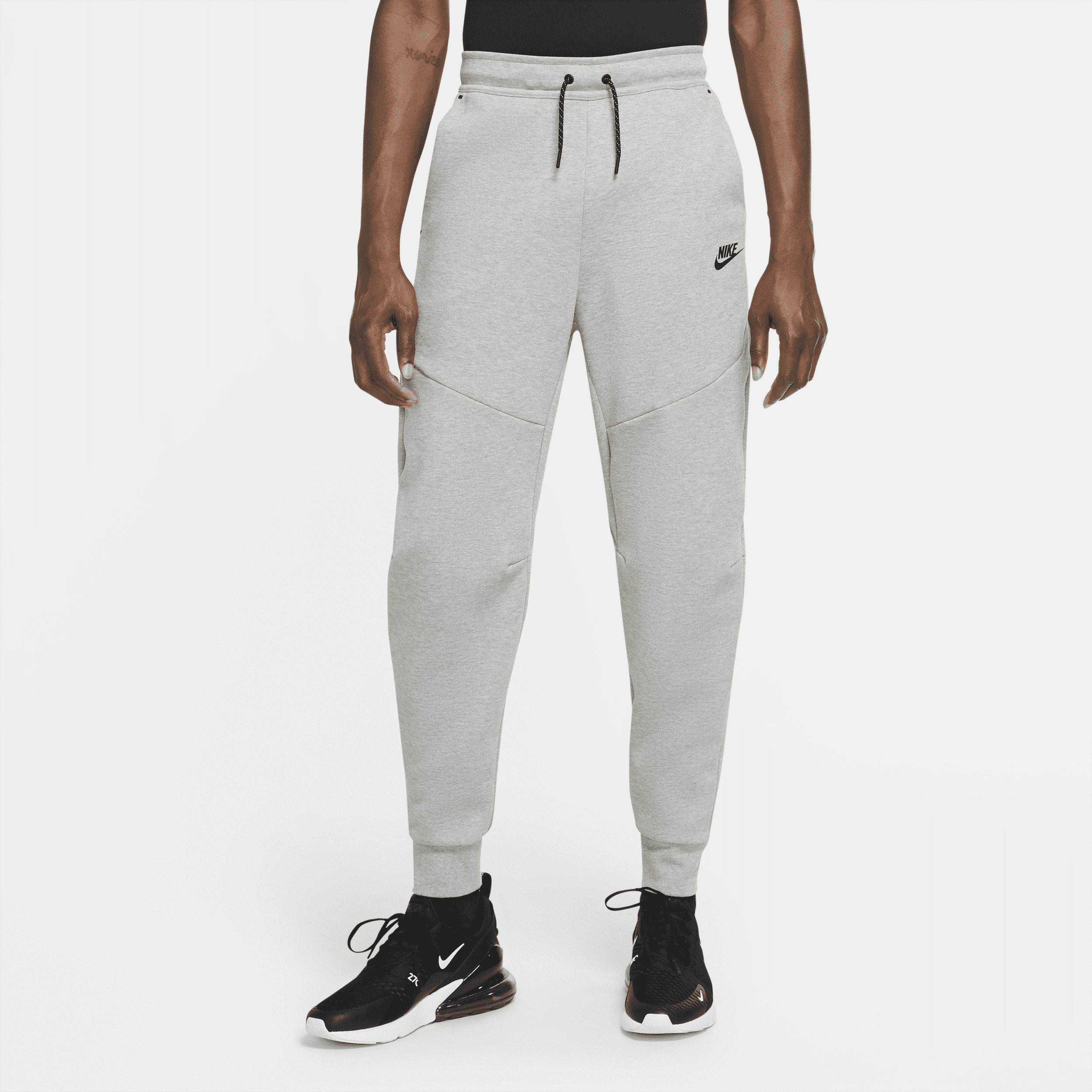 Grey nike sales track pants