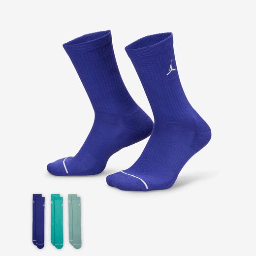 Jordan Socks-JRDN, Jordan, Everyday Crew Socks (3 pairs) Jordan Socks-JRDN, Jordan, Everyday Crew Socks (3 pairs)