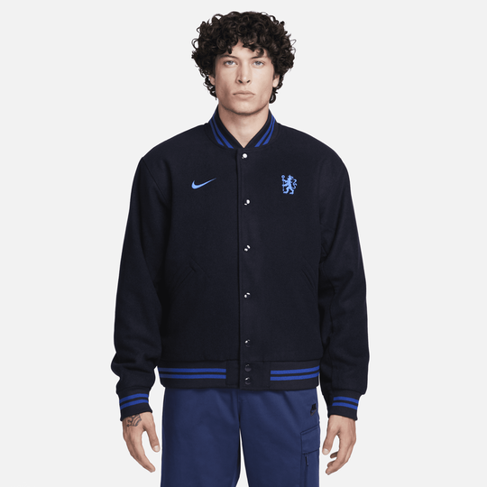 Shop Chelsea F.C. Men's Nike Football Varsity Jacket | Nike UAE