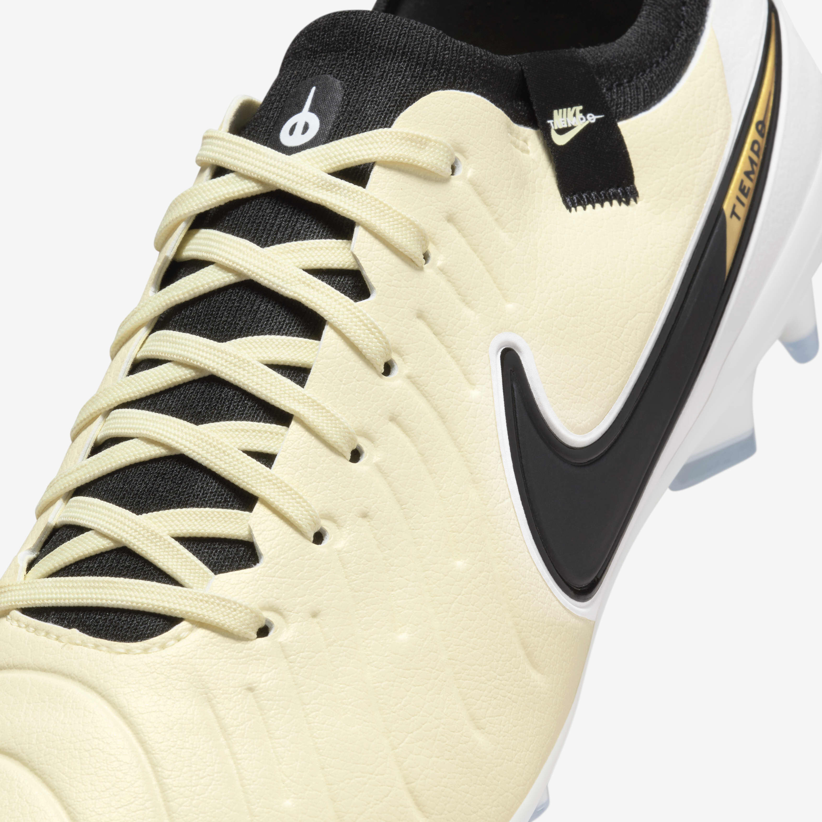 Buy Nike Tiempo Legend 10 Pro Firm Ground Low Top Football Boot Lemonade Metallic Gold Coin Black Nike UAE Official