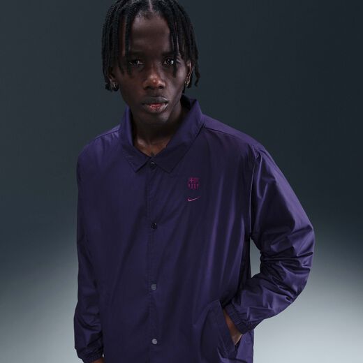 Football Jackets & Gilets-Nike, F.C. Barcelona Club, Men's Nike Football Coaches' Jacket