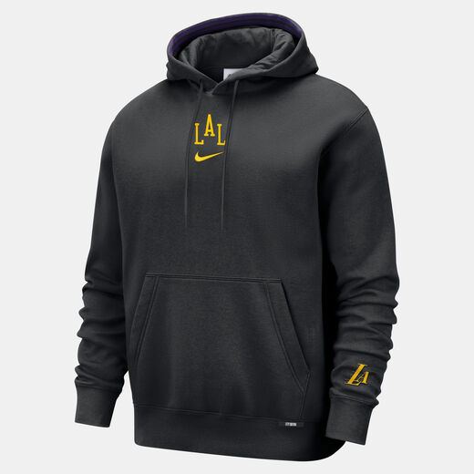 Basketball-Nike, Los Angeles Lakers City Edition, Men's Nike NBA Premium Club Fleece Hoodie