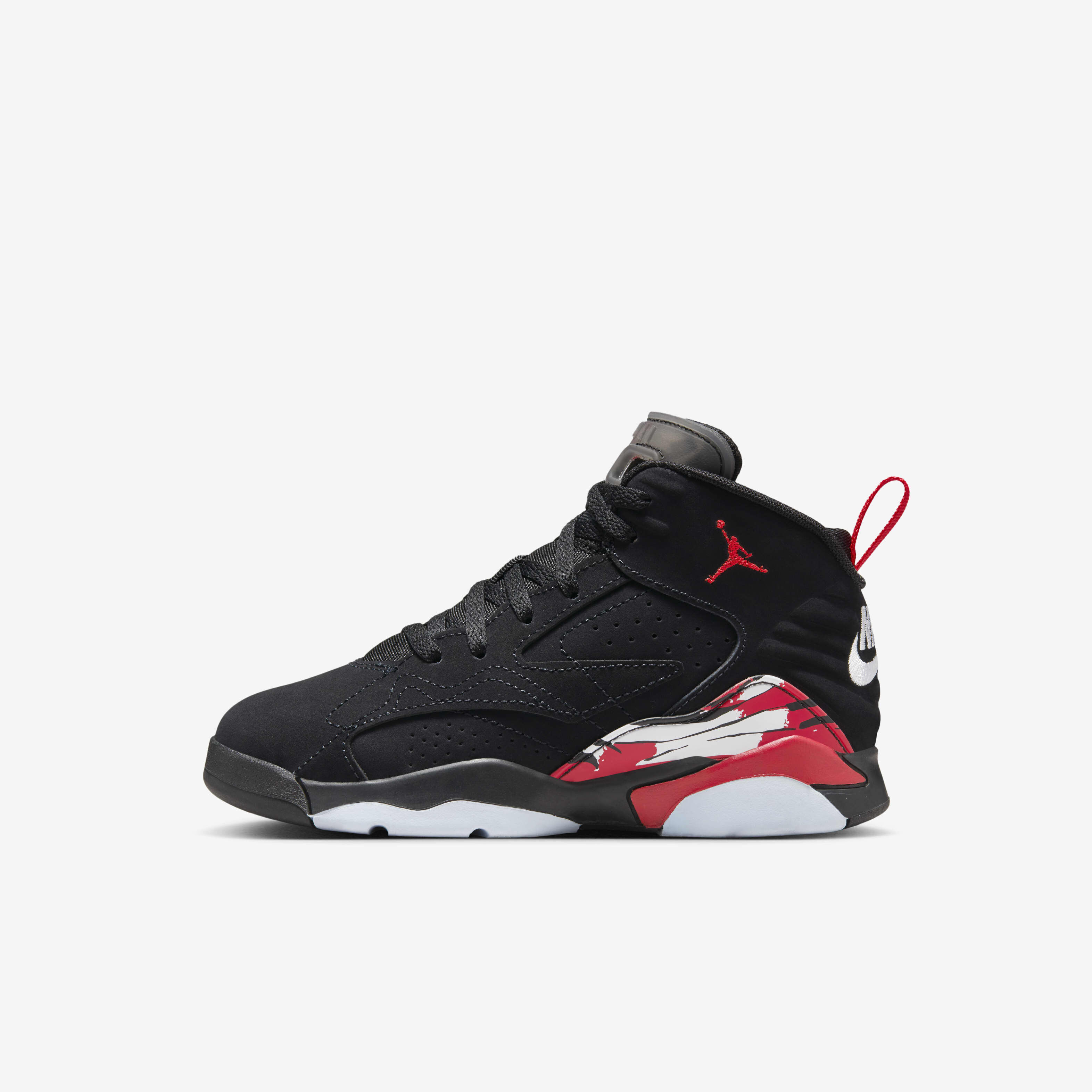 Buy Jumpman MVP Younger Kids Shoes Black White University Red Nike UAE Official