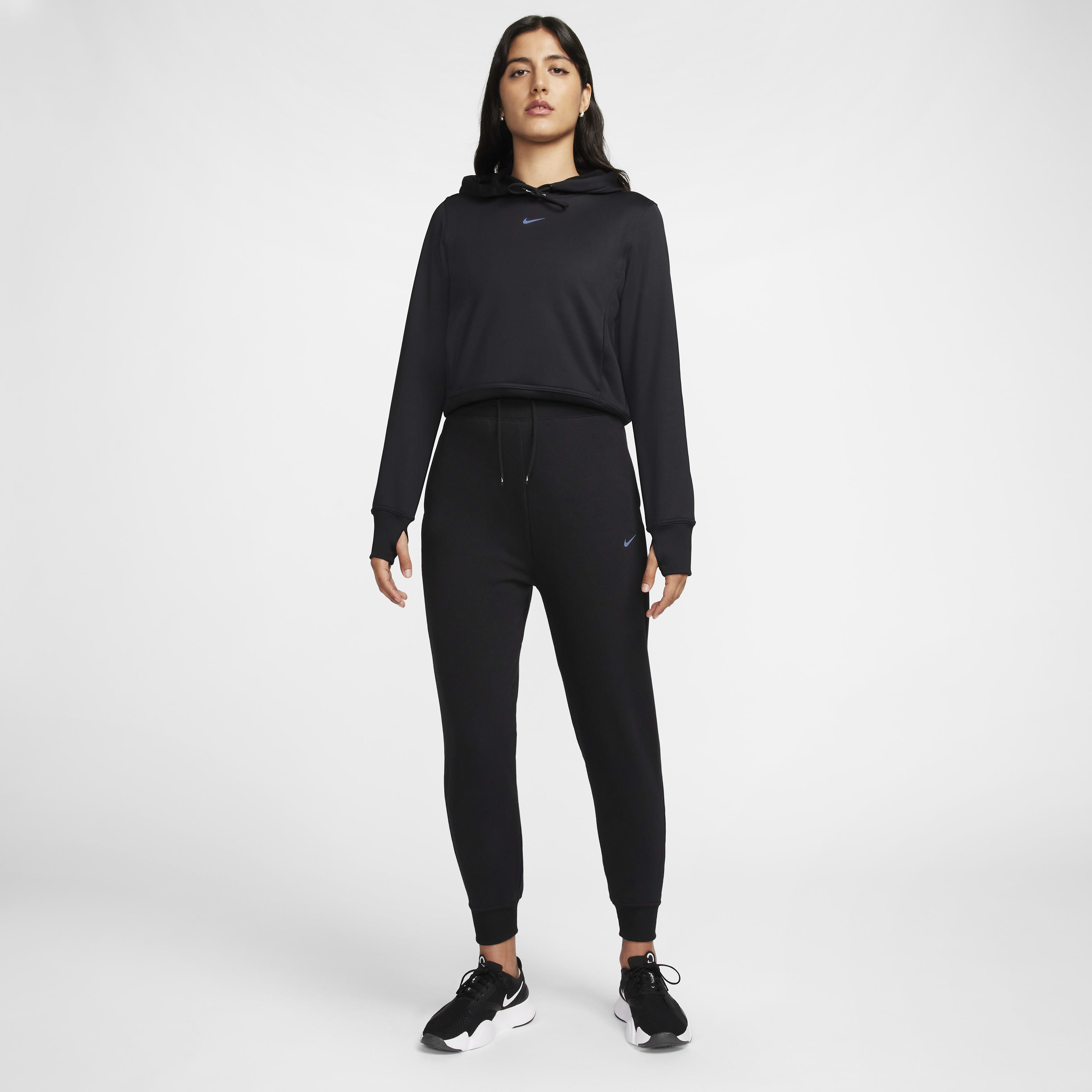 Black joggers women nike hotsell