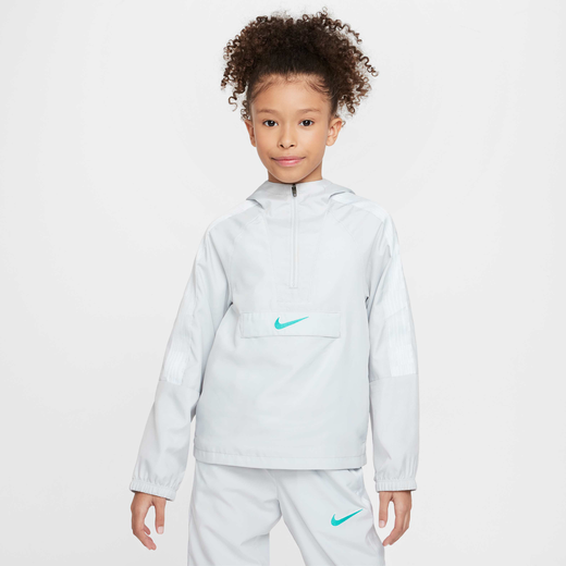Kids' Track Jackets-Nike, Nike Academy, Older Kids' 1/2-Zip Hooded Football Tracksuit Jacket