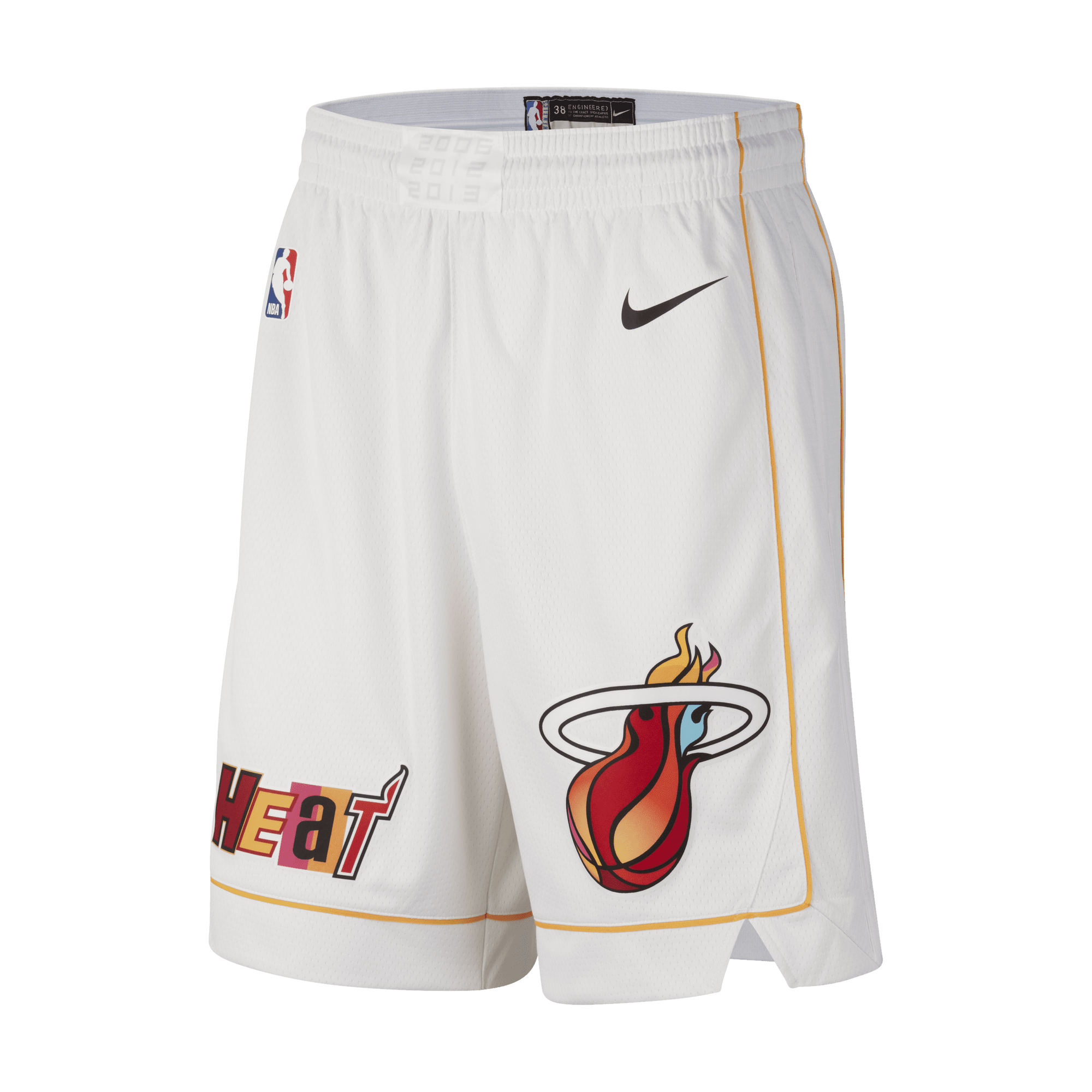 Men miami heat shorts new arrivals