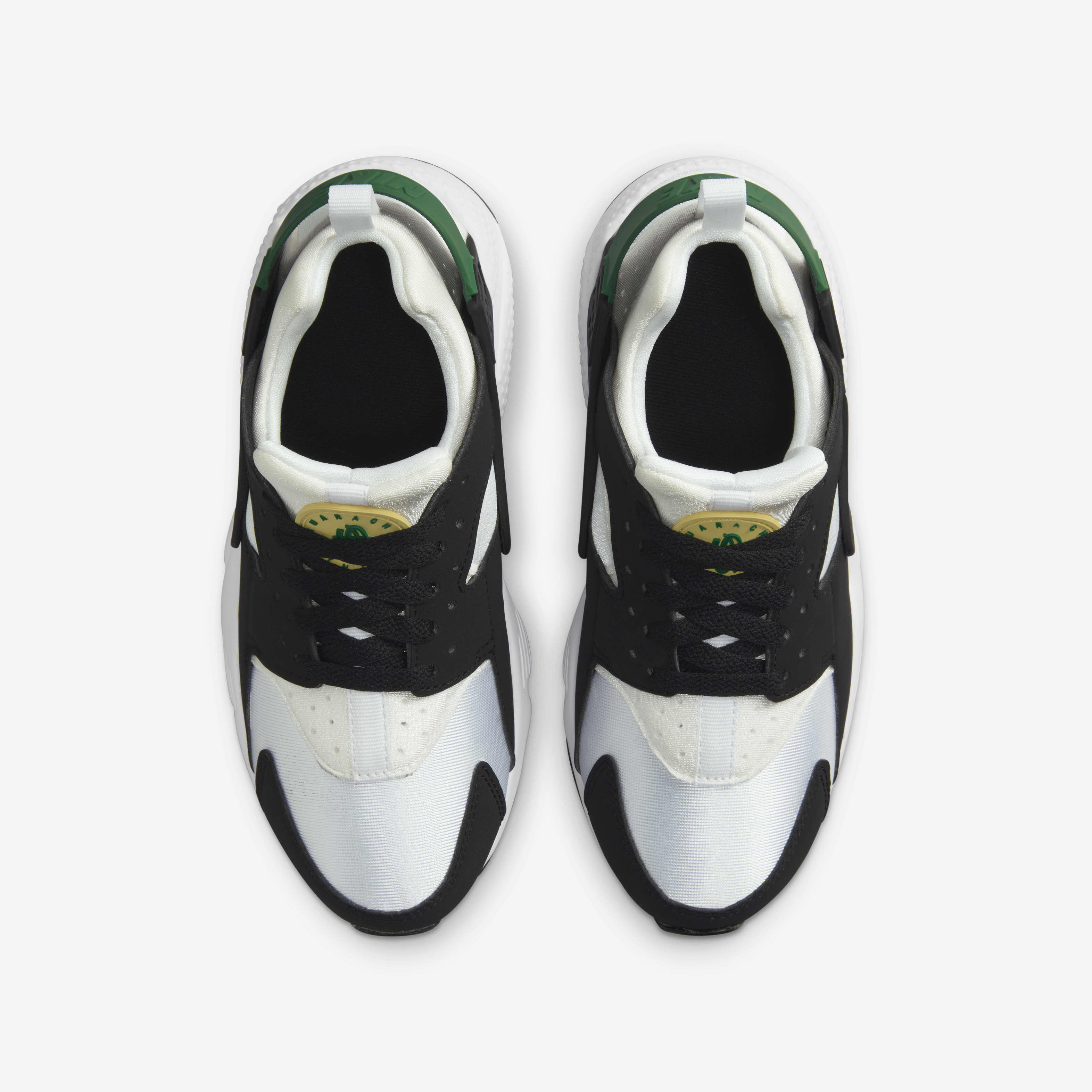 Buy Nike Huarache Run 2.0 Older Kids Shoes White Black Malachite Saturn Gold Nike UAE Official