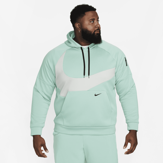 Nike therma fit hoodie neon green deals