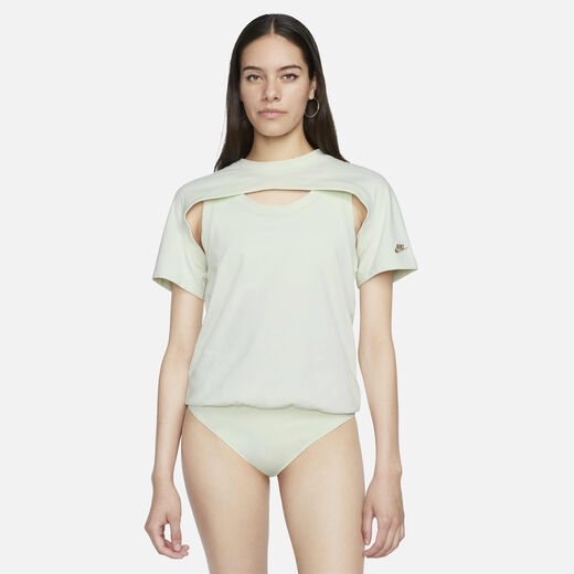 Bodysuit-Nike, Nike Sportswear Tech Pack, Women's Dri-FIT ADV Short-Sleeve Bodysuit