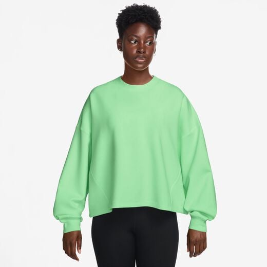 24.7-Nike, Nike 24.7 ImpossiblySoft, Women's Dri-FIT Oversized Crew-Neck Top