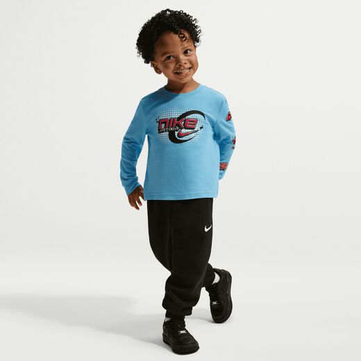 Kids' Long Sleeves Shirts-Nike, Nike, Toddler Y2K Nike Star Long-Sleeve T-Shirt