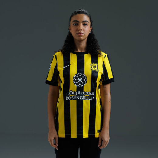 Sports Store-Nike, Al-Ittihad F.C. 2025/26 Stadium Home Jersey, Women's Nike Dri-FIT Football Shirt