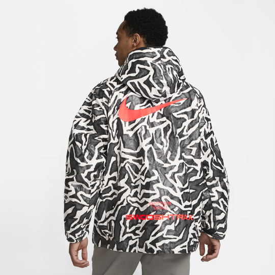 Nike sportswear printed jacket best sale