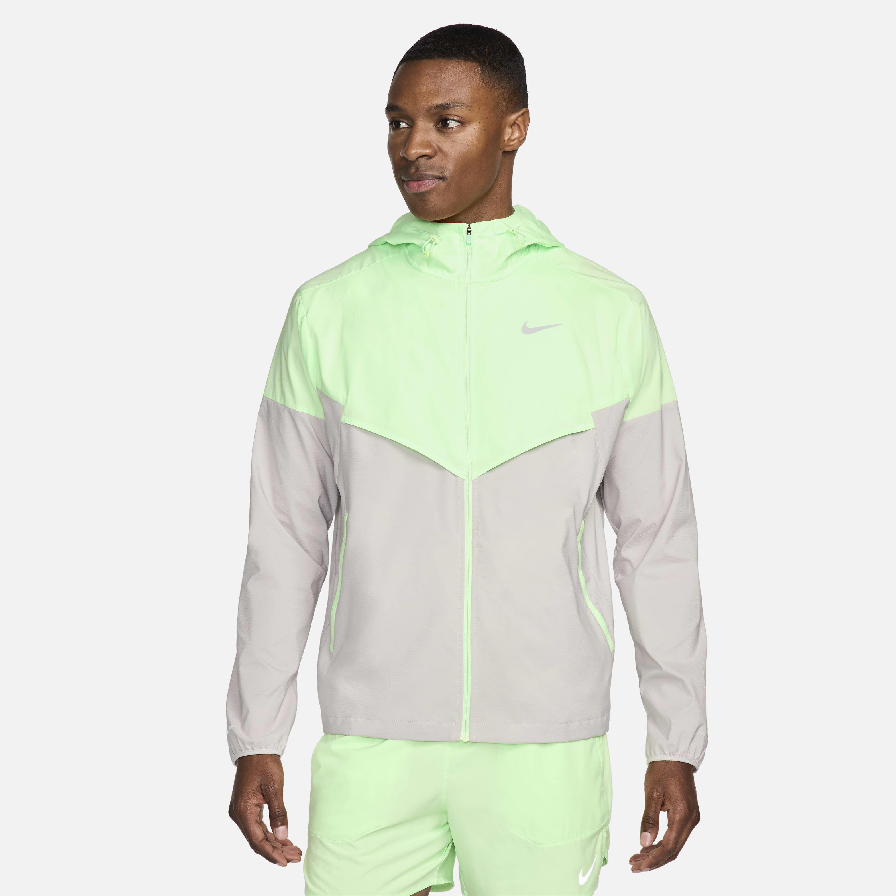 Blue nike windbreaker mens clearance