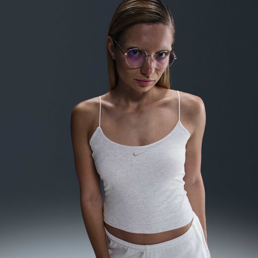 Women's Tops & T-Shirts Sale-Nike, Nike Sportswear Chill Knit, Women's Tight Cami Tank Top