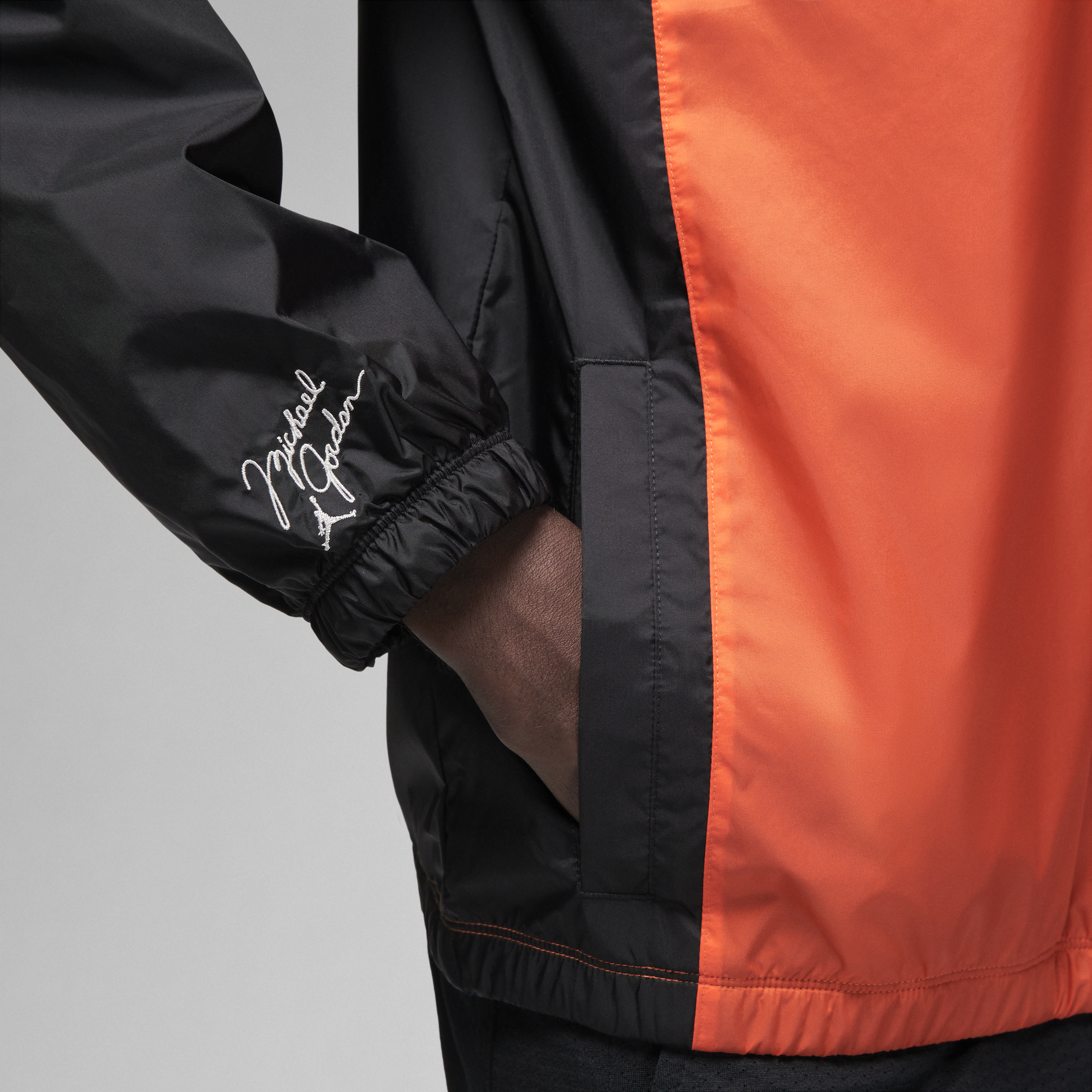 Orange jordan jacket hotsell