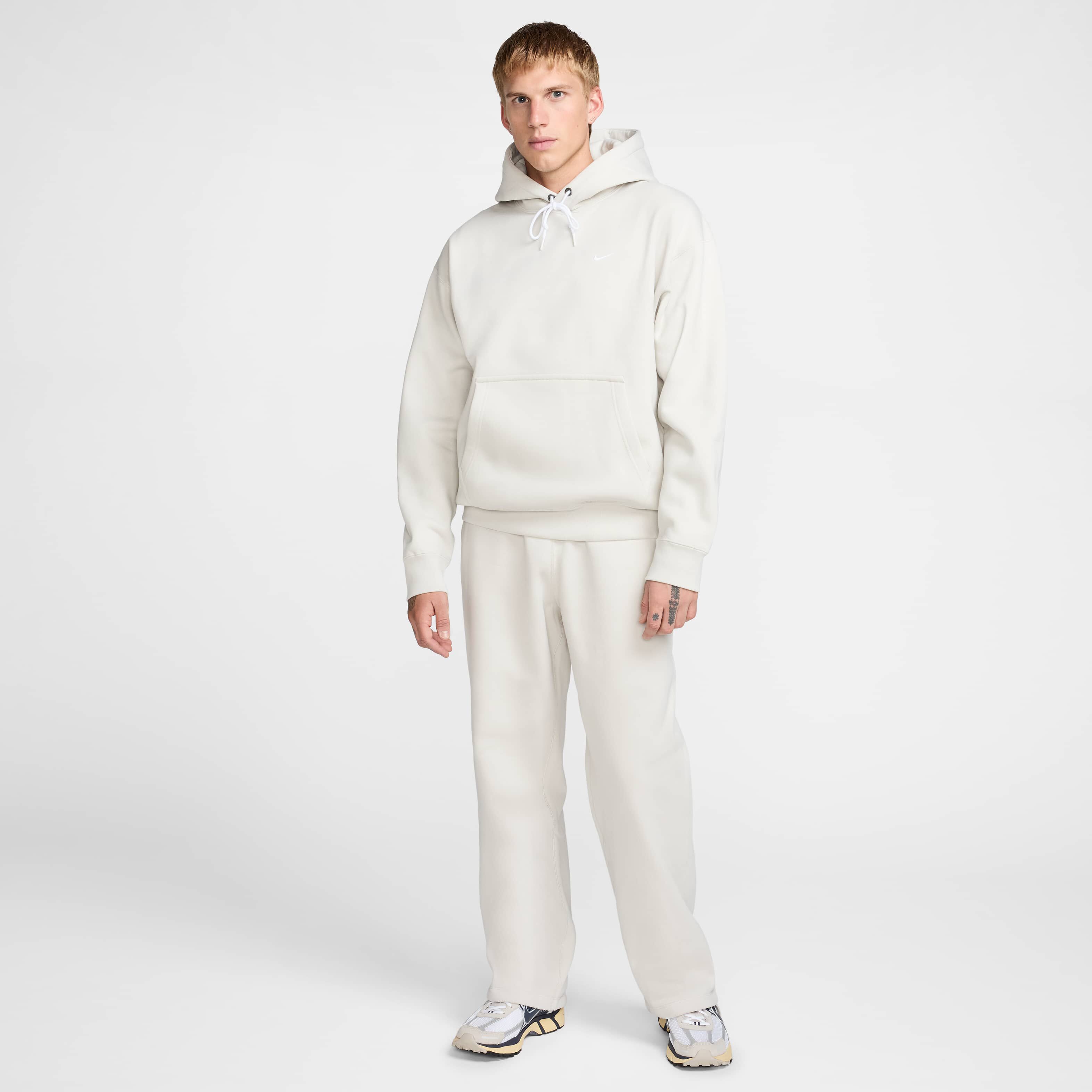 スウェット・トレーナー Nike FLEECE (DX1355) Buy Nike Solo Swoosh Men's Fleece Pullover Hoodie - Jade