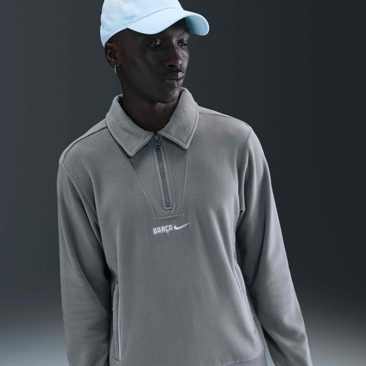 أجدد قمصان بأكمام طويلة للرجال-نايكي, برشلونة كلتشير أوف فوتبول, تيشيرت كرة القدم نايكي ثيرما-فت ونترايزد للرجال