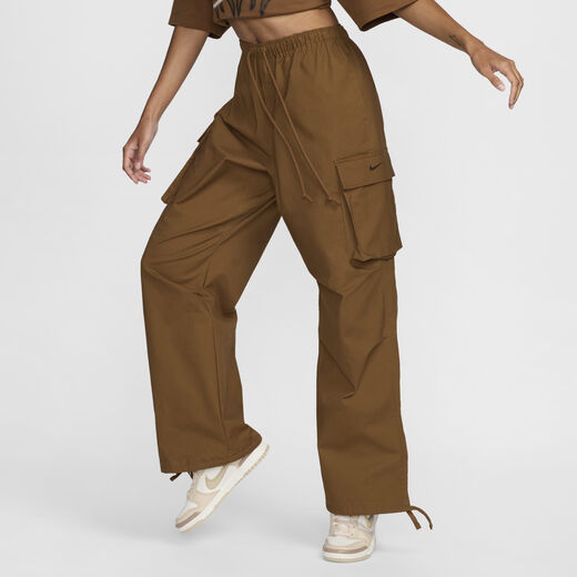 Trousers & Tights-Nike, Nike Sportswear, Women's Mid-Rise Oversized Cargo Trousers