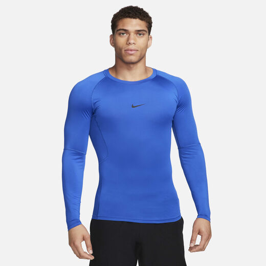 T-Shirts & Tops-Nike, Nike Pro, Men's Dri-FIT Tight Long-Sleeve Fitness Top