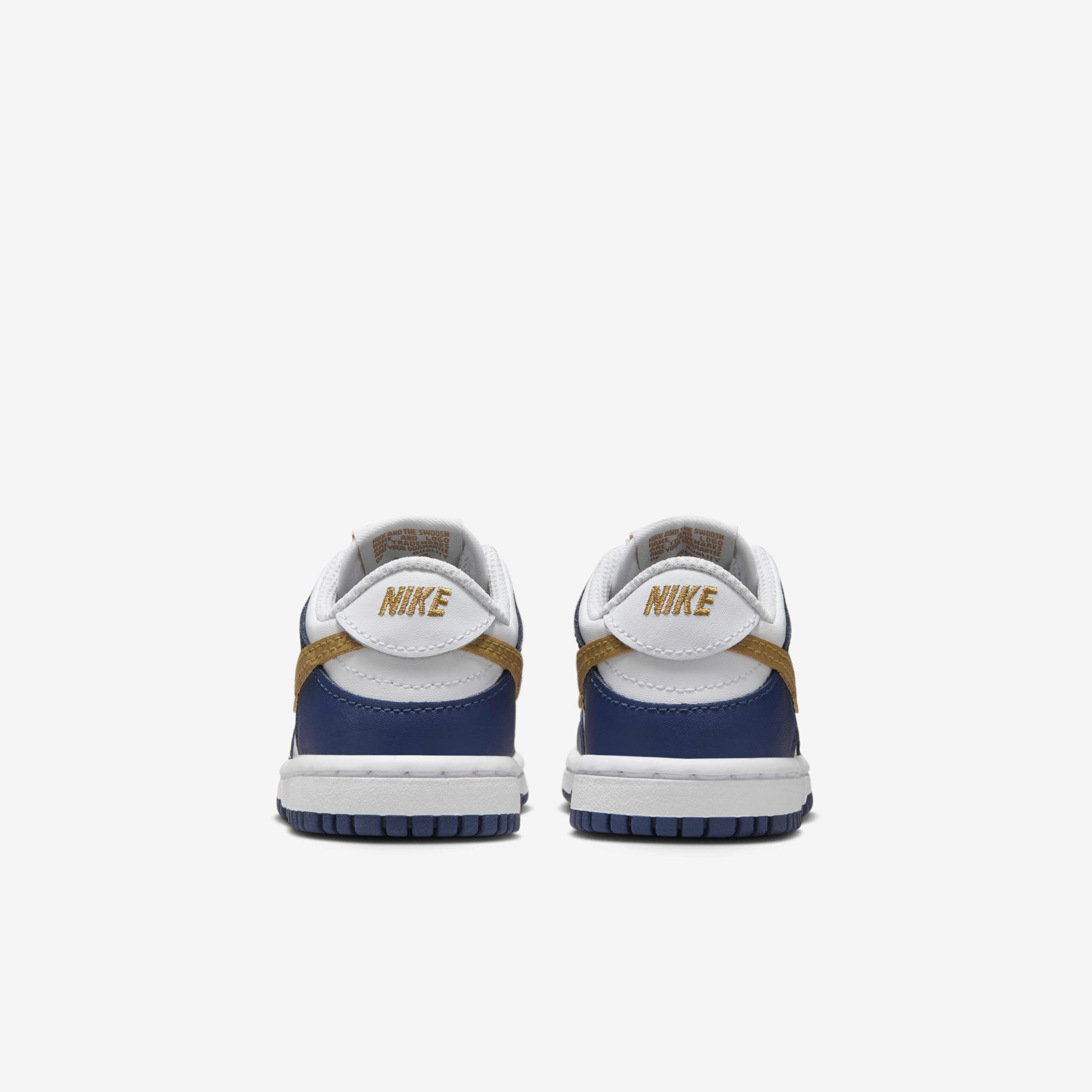 Buy Nike Dunk Low Baby Toddler Shoes White Midnight Navy Wheat Nike UAE Official