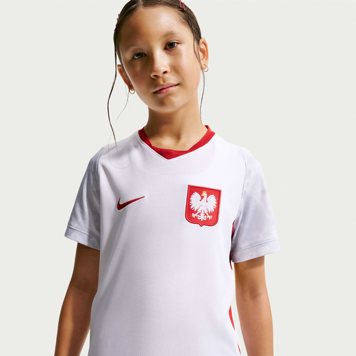Football-Nike, Poland 2026 Stadium Home, Older Kids' Nike Dri-FIT Football Replica Shirt