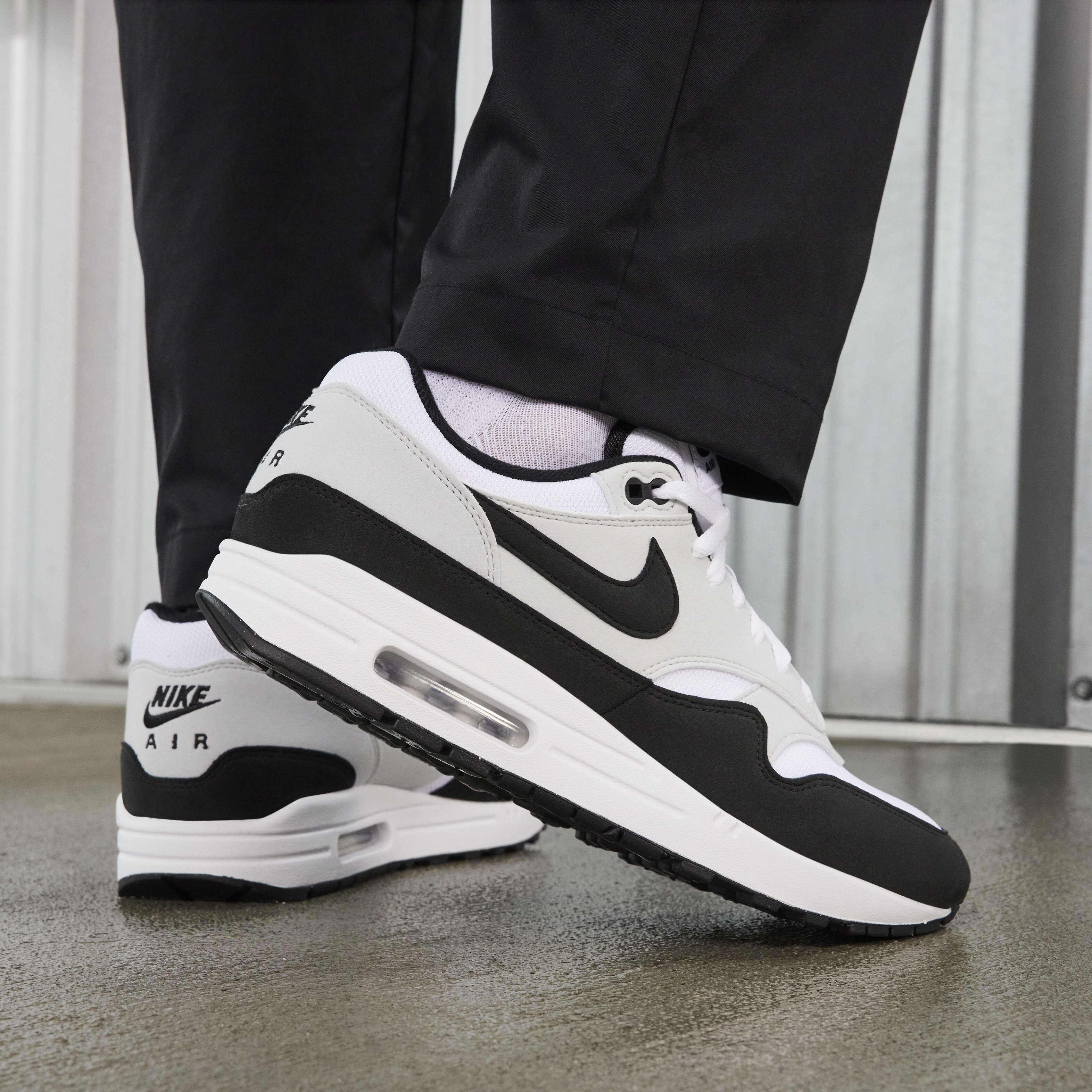 Buy Nike Air Max 1 Men s shoes White Pure Platinum Black Nike UAE Official
