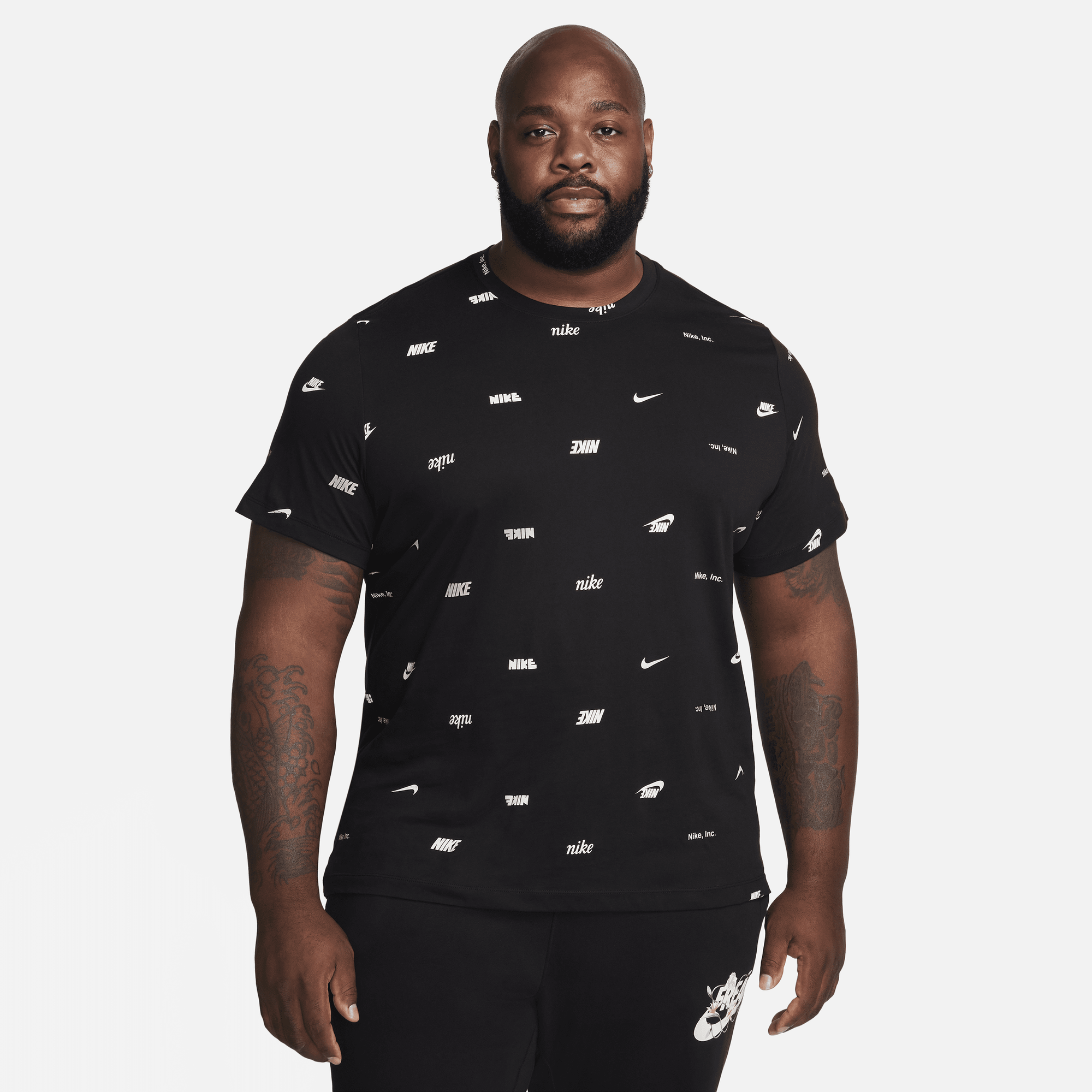 Shop Club Men s All over Print T Shirt Nike UAE