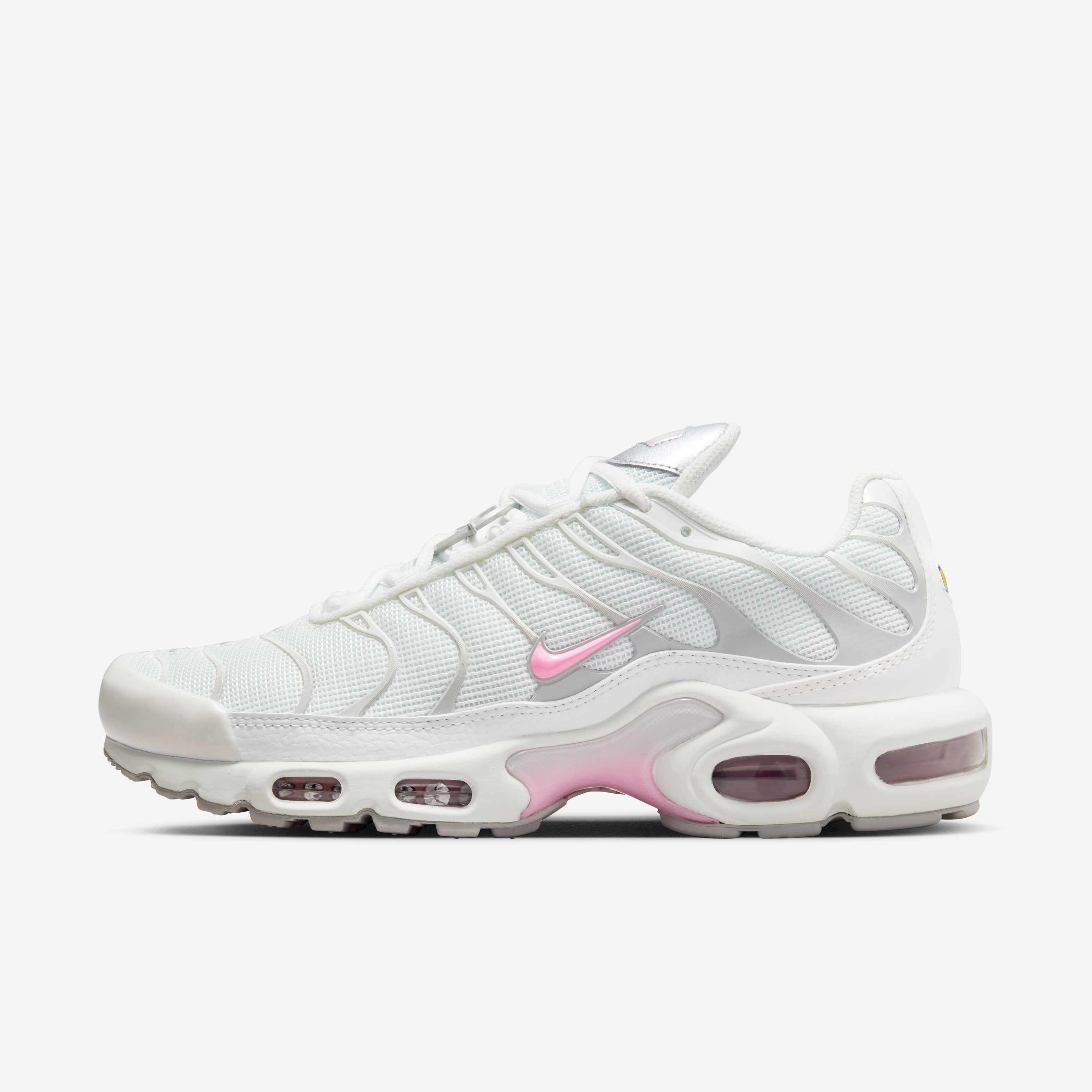 white pink and grey nike air max