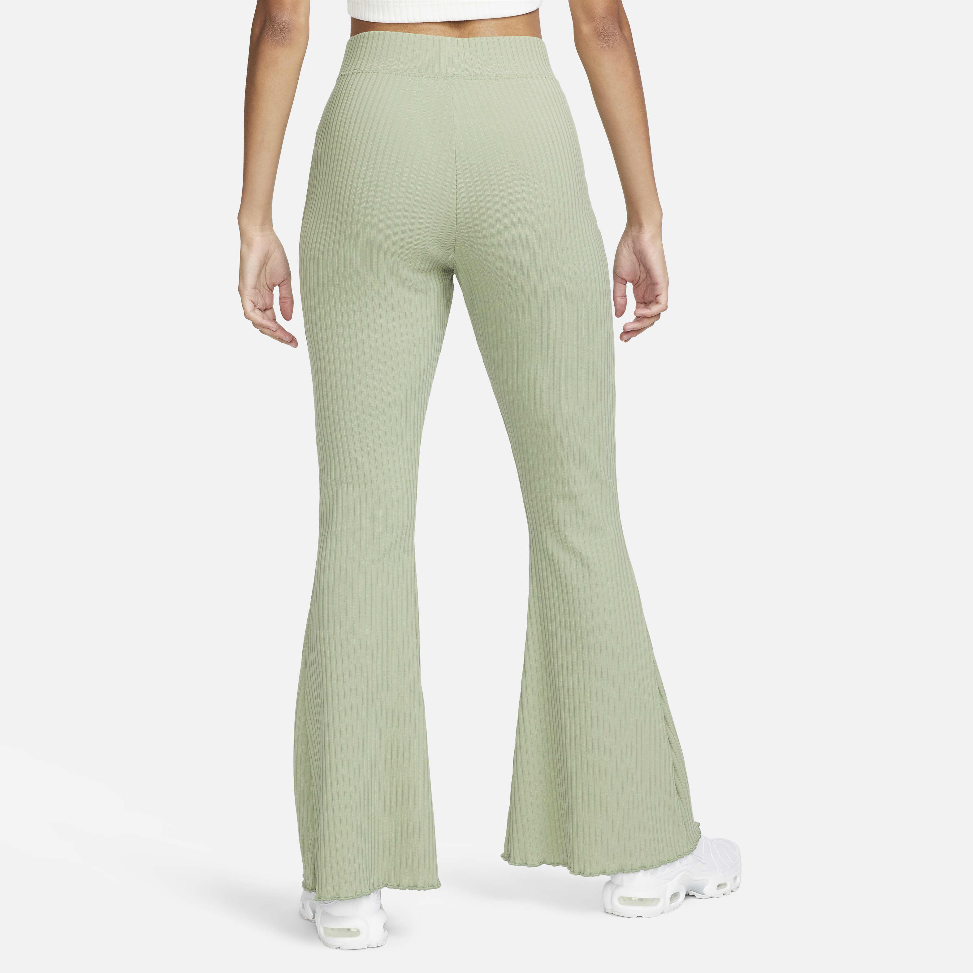 Ribbed flared joggers sale