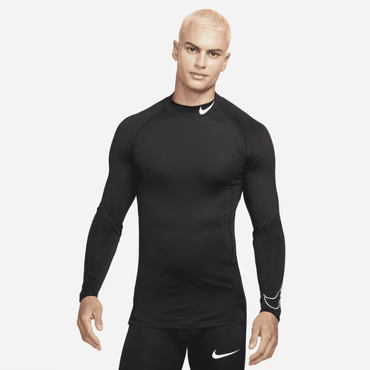 Shop Pro Dri FIT Men s Tight Fit Long Sleeve Top Nike UAE