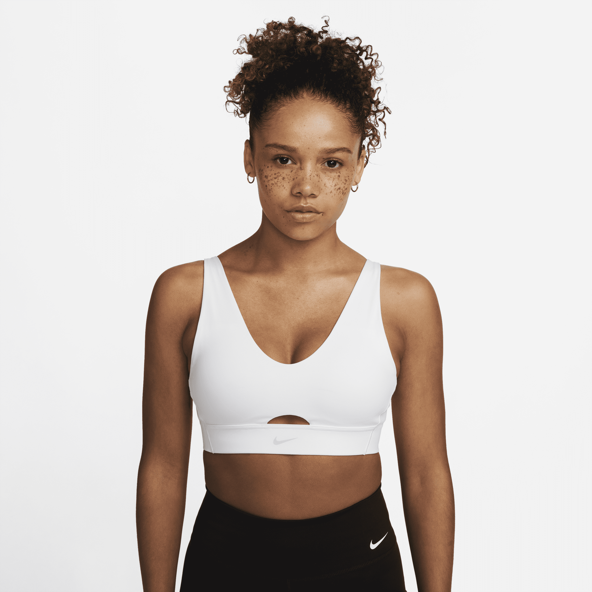 Nike Sport Distort Indy Plunge Sports Bra, Bras, Clothing & Accessories