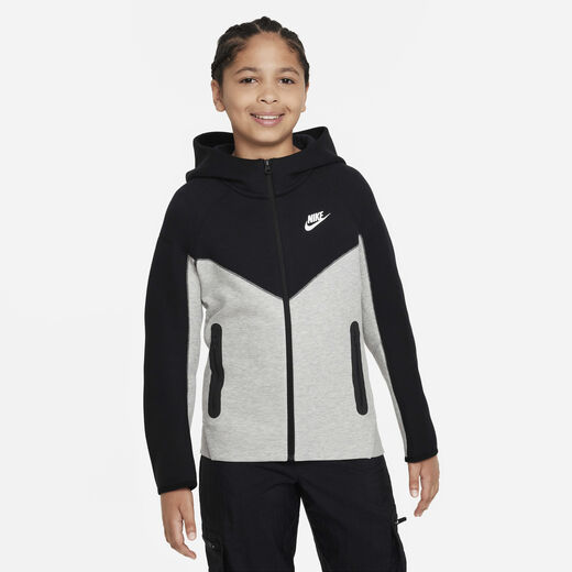 Hoodies & Sweatshirts-Nike, Nike Sportswear Tech Fleece, Older Kids' (Boys') Full-Zip Hoodie