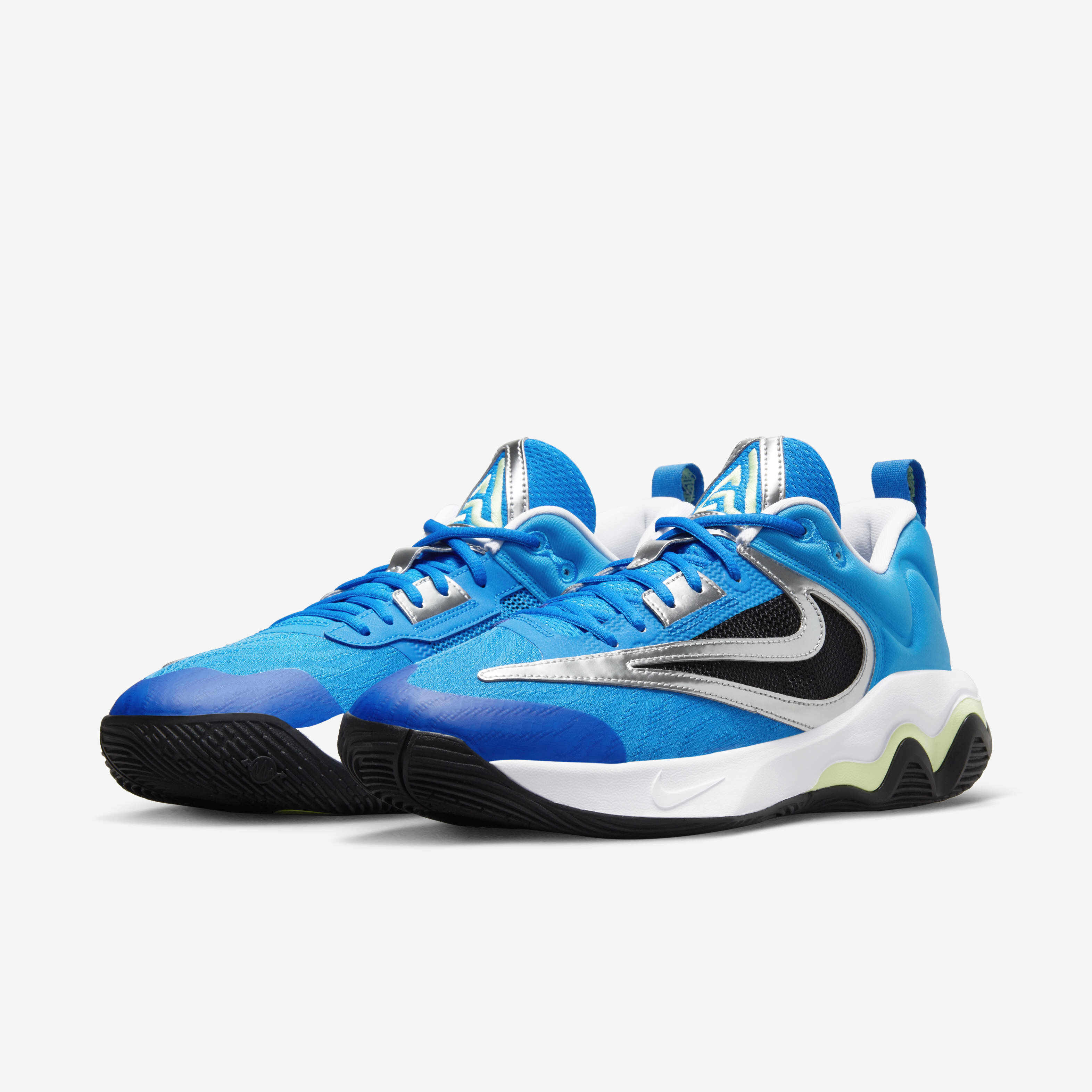 Blue nike basketball shoes clearance