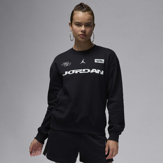 Jordan Flight Essential-JRDN, Jordan Brooklyn Fleece, Women's Crew-Neck Sweatshirt