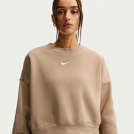 Women's Clothing Sale-Nike, Nike Sportswear Phoenix Fleece, Women's Over-Oversized Crew-Neck Sweatshirt