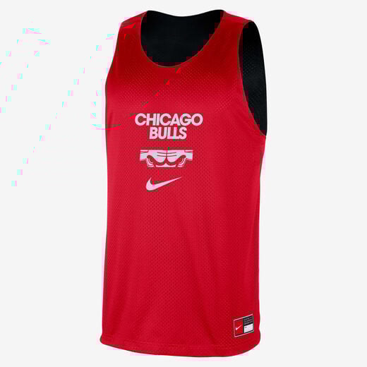 Clothing-Nike, Chicago Bulls Courtside, Men's Nike NBA Mesh Training Jersey